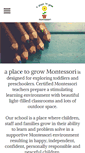 Mobile Screenshot of aplacetogrowmontessori.com